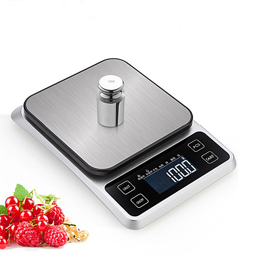 

0.5g-5000g Auto Off LCD Display Multi - mode Electronic Kitchen Scale Kitchen daily