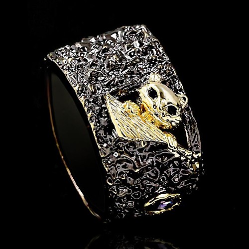 

Band Ring AAA Cubic Zirconia Two Stone Black Brass Cat Stylish Gothic Vintage 1pc 6 7 8 9 10 / Women's