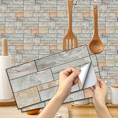 

Imitation Stone Tile Kitchen Bathroom Self-adhesive Paper Waterproof And Oil-proof Lihuang Slate Sheet Self-adhesive Decorative Wall Stickers