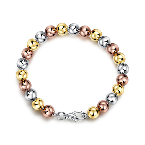 

Women's Bead Bracelet Beads Fashion Fashion Alloy Bracelet Jewelry Rainbow For Anniversary Party Evening Date Festival