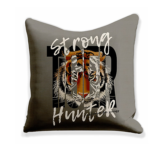 

Cushion Cover 1PC Faux Linen Soft Print Square Throw Pillow Cover Cushion Case Pillowcase for Sofa Bedroom 45 x 45 cm (18 x 18 Inch) Superior Quality Mashine Washable