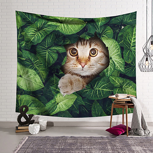 

Wall Tapestry Art Decor Blanket Curtain Hanging Home Bedroom Living Room Decoration Polyester Cat