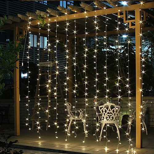 

Solar LED String light Outdoor Fairy Lights Garland for Window Christmas Light Decoration 3x3M for Patio Garden Curtain Rooftop Lamp