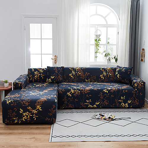 

Sofa Cover Couch Cover Dustproof Soft Stretch Sofa Slipcover Super Strechable Plant Print Cover Fit Armchair/Loveseat/Three Seater/Four Seater/L shaped sofawith One Free Boster Case