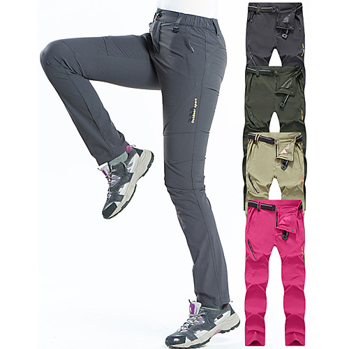 Women's Hiking Pants Trousers Solid Color Summer Outdoor Quick Dry Breathable Stretchy Sweat-Wicking Elastane Elastic Waist Pants / Trousers Bottoms Dark Grey Violet Army Green Fuchsia Khaki Camping
Women's Hiking Pants Trousers Solid Color Summer Outdoor Quick Dry Breathable Stretchy Sweat-Wicking Elastane Elastic Waist Pants / Trousers Bottoms Dark Grey Violet Army Green Fuchsia Khaki Camping