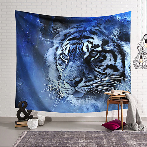 

Animal Wall Tapestry Art Decor Blanket Curtain Hanging Home Bedroom Living Room Decoration Polyester Tiger