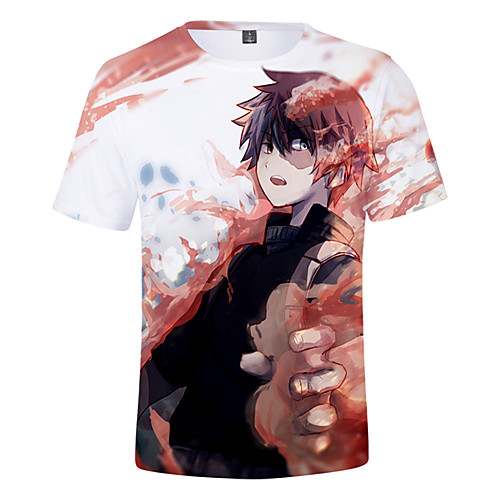 

Inspired by My Hero Academia / Boku No Hero Cosplay Cosplay Costume T-shirt Terylene Graphic Printing T-shirt For Women's / Men's