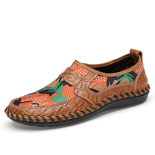 

Men's Loafers & Slip-Ons Comfort Loafers 2021 Mesh Classic Daily Outdoor Mesh Breathable Non-slipping Wear Proof Blue Green Brown Spring Summer