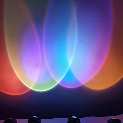 

W228 Sunset Lamp Projection Rotation Rainbow Projector Lamp Romantic Visual Led Projector Night Light with USB Modern Floor Stand