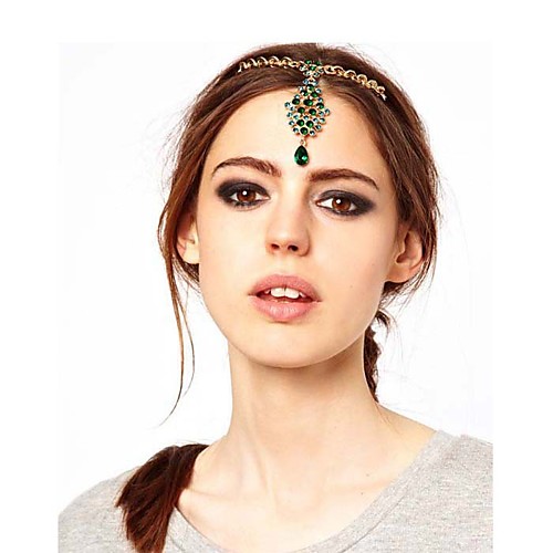 

Classic Style Vintage Inspired Rhinestone / Alloy Headpiece with Rhinestone 1 Piece Special Occasion / Party / Evening Headpiece