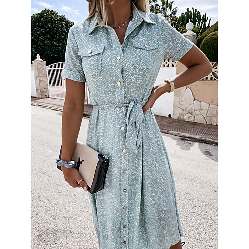 

independent station wish amazon hot models 2021 summer new small floral belt dress women's clothing