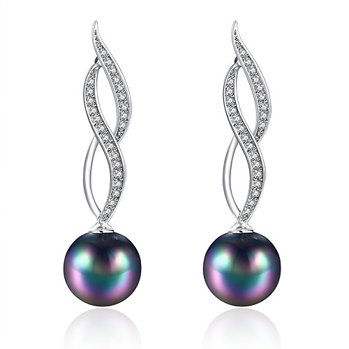 

Women's Pearl Earrings Geometrical Fashion Stylish Earrings Jewelry White For Anniversary Party Evening Birthday Festival 1 Pair