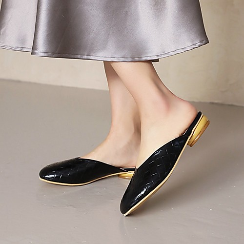 

Women's Sandals Cuban Heel Faux Leather Black Burgundy Green