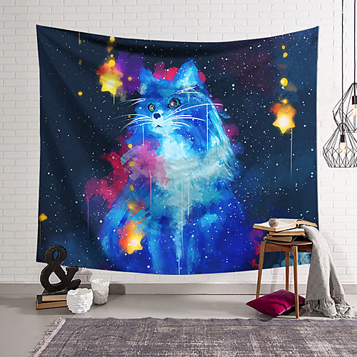 

Wall Tapestry Art Decor Blanket Curtain Hanging Home Bedroom Living Room Decoration Polyester Wolf