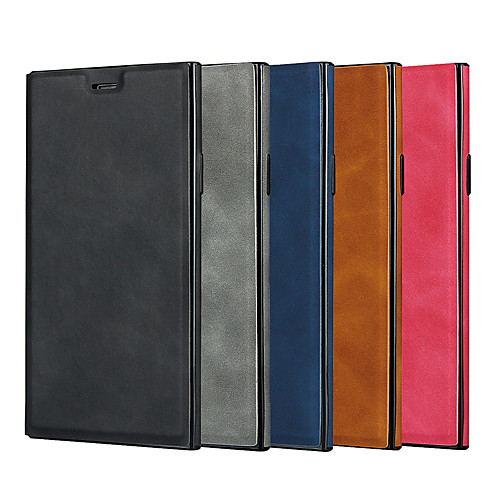 

Luxury PU Leather Wallet Case for iPhone 12 Pro Max 11 SE 2020 X XR XS Max 8 7 6 Wallet Flip Cover Magnetic Clasp Durable Kickstand Card Slots Full Body Cover