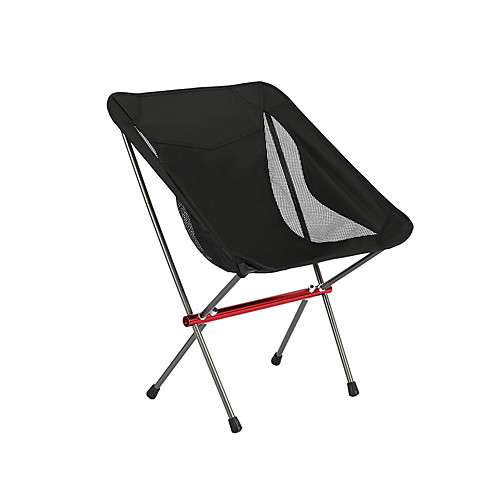 

Camping Chair Portable Ultra Light (UL) Multifunctional Foldable Aluminum Alloy for 1 person Fishing Beach Camping Traveling Autumn / Fall Winter Black Purple Grey Dark Green / Breathable