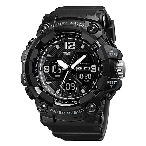 

SKMEI Men's Sport Watch Analog - Digital Digital Sporty Modern Style Calendar / date / day Chronograph Alarm Clock / One Year