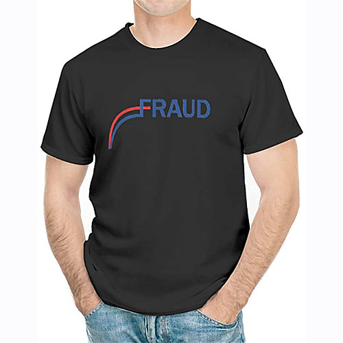 

Men's Unisex Tee T shirt Hot Stamping Text Graphic Prints Plus Size Print Short Sleeve Casual Tops 100% Cotton Basic Designer Big and Tall White Black Blue