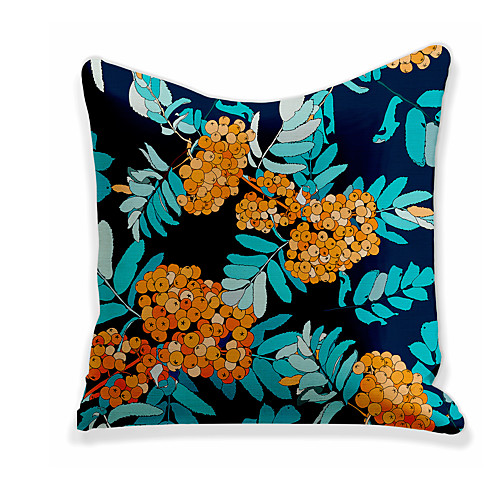

Cushion Cover 1PC Faux Linen Soft Print Square Throw Pillow Cover Cushion Case Pillowcase for Sofa Bedroom 45 x 45 cm (18 x 18 Inch) Superior Quality Mashine Washable