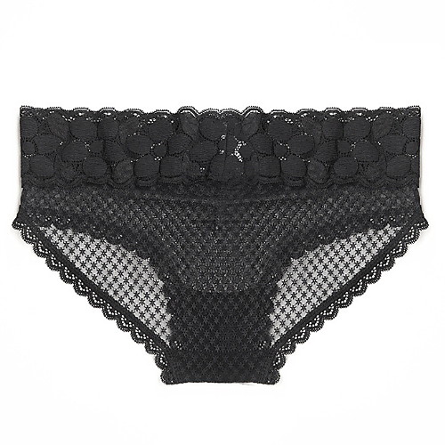 

Women's Lace Brief Micro-elastic Low Waist Blushing Pink M
