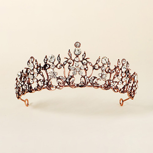 

Retro Wedding Rhinestone / Alloy Headpiece with Crystals / Rhinestones 1 Piece Wedding / Special Occasion Headpiece