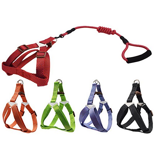 

Dog Cat Training Leash Dog Leash Pet Walking Leash Retractable Escape Proof With Anti-Slip Handle Outdoor Walking Solid Colored Nylon Small Dog Medium Dog Black Red Blue Orange Green