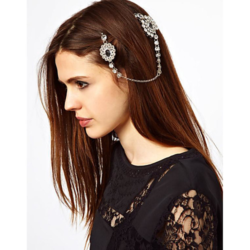 

Classic Style Vintage Inspired Rhinestone / Alloy Headpiece with Rhinestone 1 Piece Special Occasion / Party / Evening Headpiece