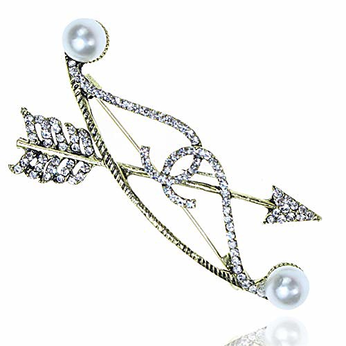 

xiaojuzhi arrow pin brooch suit dress unisex brooch clothing accessories (cupid's arrow)