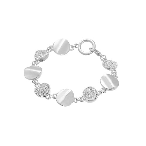 

Women's Bracelet Classic Heart Elegant Alloy Bracelet Jewelry Gold / Silver For Wedding Street Daily Holiday Work