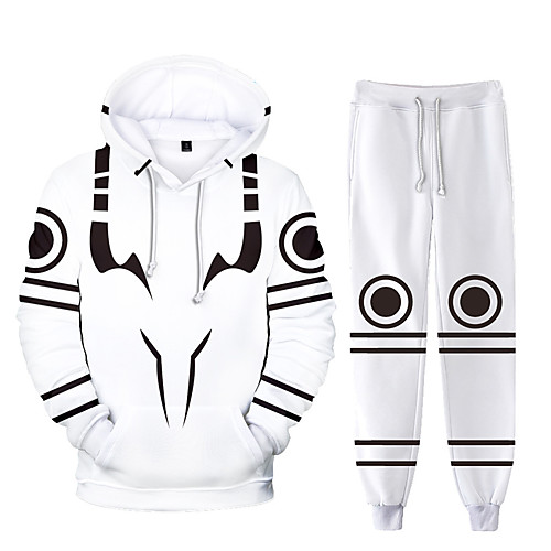 

Inspired by Jujutsu Kaisen Cosplay Pants Cosplay Costume Terylene Graphic Prints 2 Piece Printing Harajuku Pants For Women's / Men's / Hoodie / Hoodie