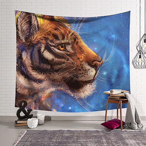 

Wall Tapestry Art Decor Blanket Curtain Hanging Home Bedroom Living Room Decoration Polyester Tiger