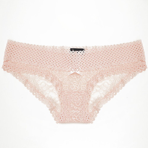 

Women's Lace Brief Micro-elastic Low Waist powder M