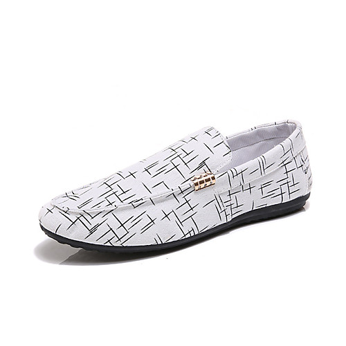 

Men's Shoes Comfort Loafers Chic & Modern Street Casual Daily Wear Casual Driving Working Canvas Spring, Fall, Winter, Summer