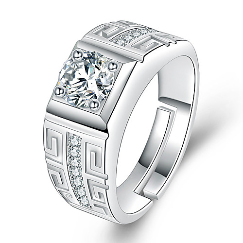 

moissanite male ring domineering men's opening adjustable ring wedding ring