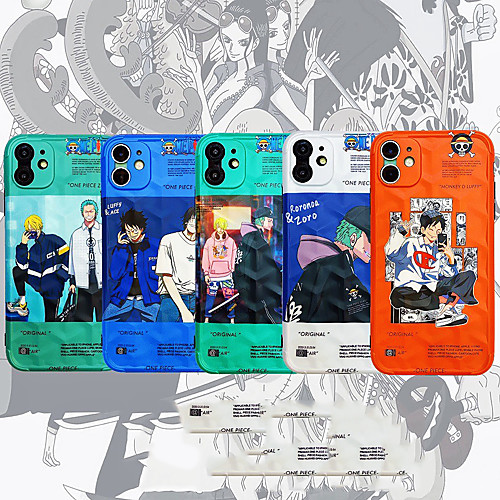 

One Piece Phone Case For Apple Back Cover iPhone 12 Pro Max 11 SE 2020 X XR XS Max 8 7 Shockproof Dustproof Cartoon TPU