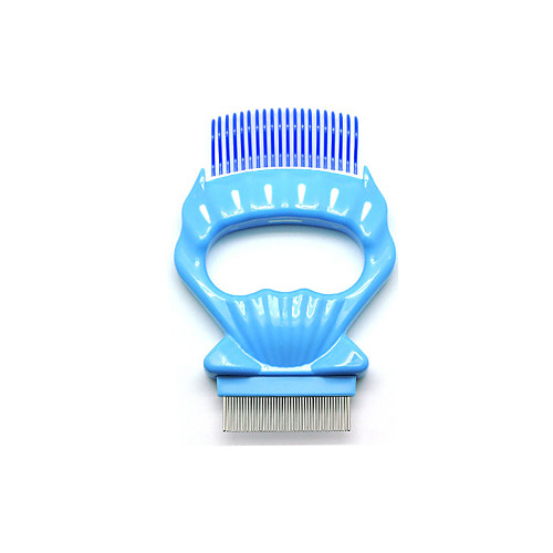 

Dog Cat Brushes Grooming Cleaning Pet Grooming Brush ABSPC Brush Dog Clean Supply Pet Hair Remover Easy to Use Removing Matted Tangled Self Cleaning Pet Grooming Supplies Blue