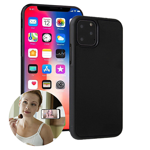 

Anti Gravity Phone Case For iPhone 12 11 Pro XR XS Max SE 2020 7 8 Plus Shockproof Cases Magical Nano Suction Adsorbed Hands Free Stick to Wall Anti-Gravity Cover