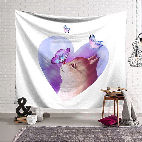 

Wall Tapestry Art Decor Blanket Curtain Hanging Home Bedroom Living Room Decoration Polyester Cat