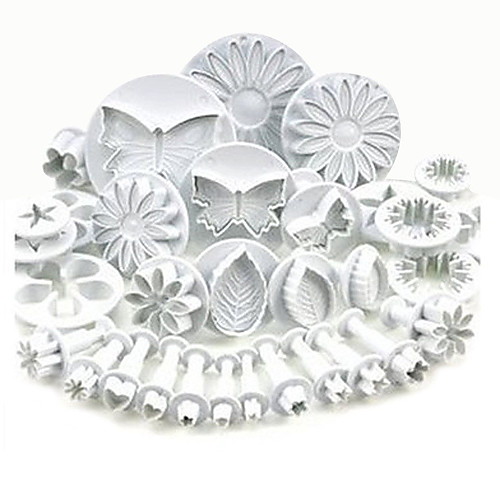 

Plunger Fondant Cutter 33 Pcs Set Cake Tools Cookie Mold Biscuit Mould DIY Craft 3D Bakeware Sets Baking Accessories