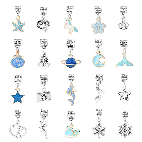 

ocean blue crystal bracelet children's set diy vintage bracelet exquisite jewelry gift box