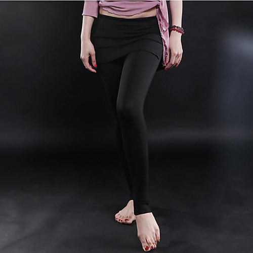 

Latin Dance Pants Sash / Ribbon Solid Women's Training Performance Cotton