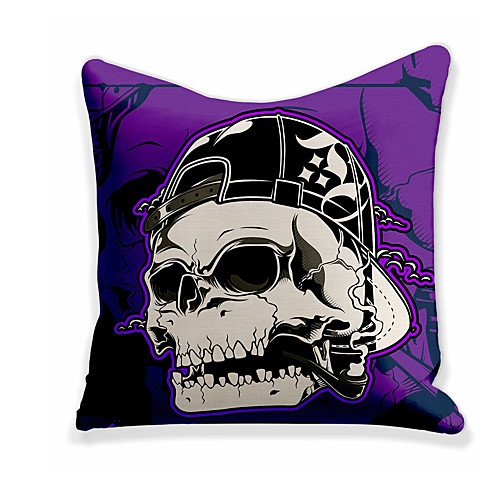 

Cushion Cover 1PC Faux Linen Soft Print Square Throw Pillow Cover Cushion Case Pillowcase for Sofa Bedroom 45 x 45 cm (18 x 18 Inch) Superior Quality Mashine Washable