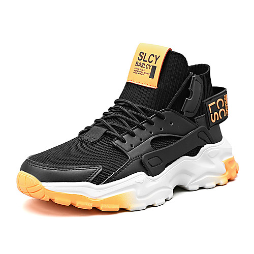 

Men's Sneakers Casual Preppy Daily Office & Career Tissage Volant Breathable Non-slipping Wear Proof White Black Spring Summer