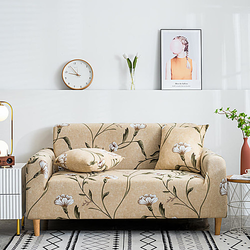 

Sofa Cover Stretch Couch Cover Dustproof Furniture Protector Slipcover Floral Print Fit for Armchair/Loveseat/Three Seater/Four Seater/Sectional sofa
