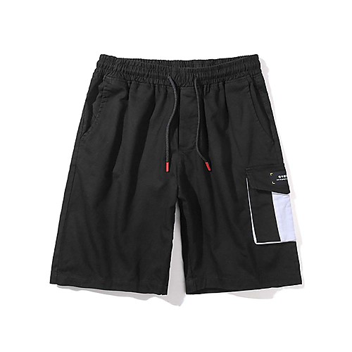 

Men's Cargo Chino Chinos Tactical Cargo Pants Solid Colored Black