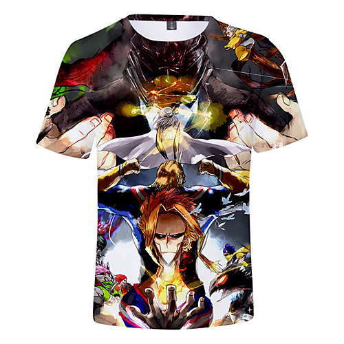 

Inspired by My Hero Academia / Boku No Hero Cosplay Cosplay Costume T-shirt Terylene Graphic Printing Harajuku Graphic T-shirt For Women's / Men's