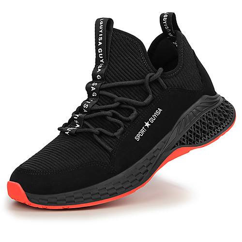 

Safety Work Shoes Steel Toe Cap Trainers For Mens Warehouse Outdoor Toe Protective Wear Proof Non-slipping Booties Ankle Boots Summer Fall Spring