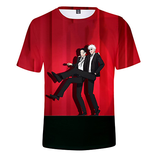 

Inspired by Jujutsu Kaisen Gojo Satoru Cosplay Costume T-shirt Terylene 3D Printing Harajuku Graphic T-shirt For Women's / Men's
