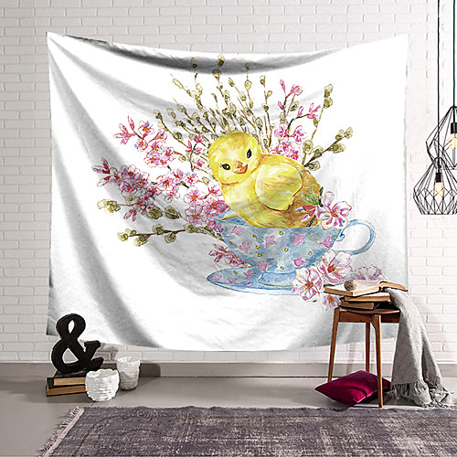 

Wall Hanging Tapestry Wall Carpet Wall Art Wall Decoration Tapestry Wall Decoration Fresh And Cute Chick Pattern Tapestry