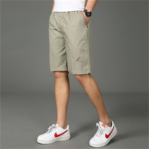 

Men's Cargo Shorts Tactical Cargo Pants Solid Color Ankle-Length Black Yellow Khaki Green